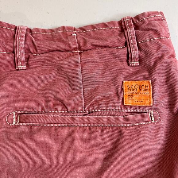 Scotch & Soda Men's Warren Chino Khaki Pants Button-Fly Size 30 x 32 - Picture 9 of 15